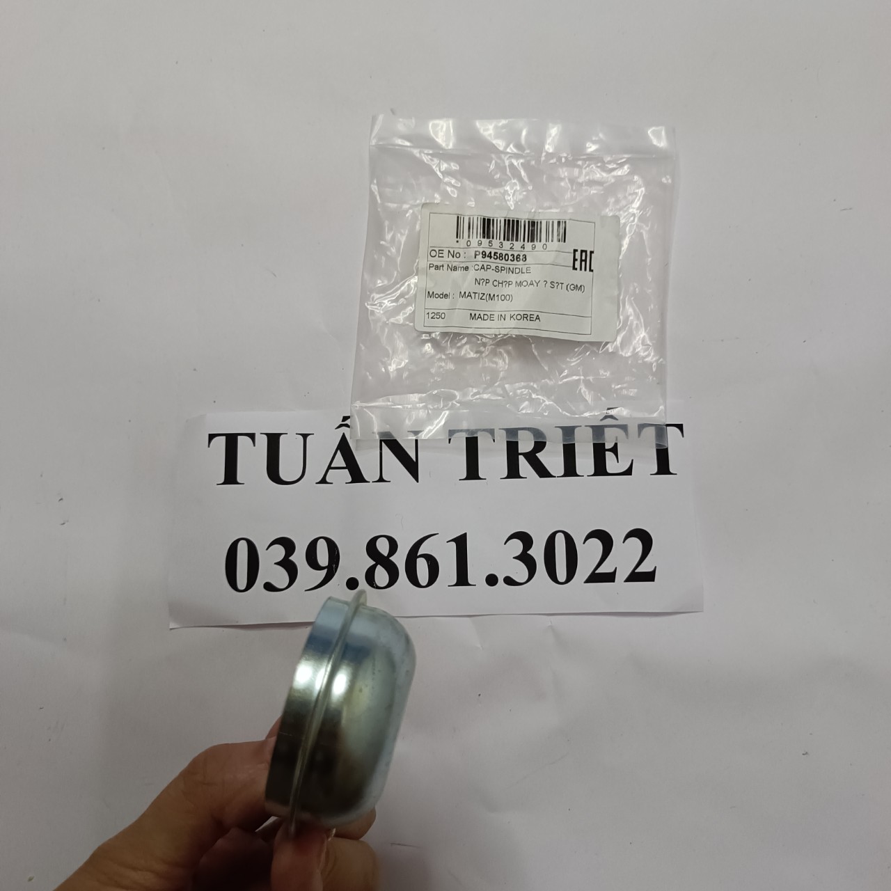 Nắp chụp moay ơ/ may ơ Matiz 2 - Phụ tùng Tuấn Triết