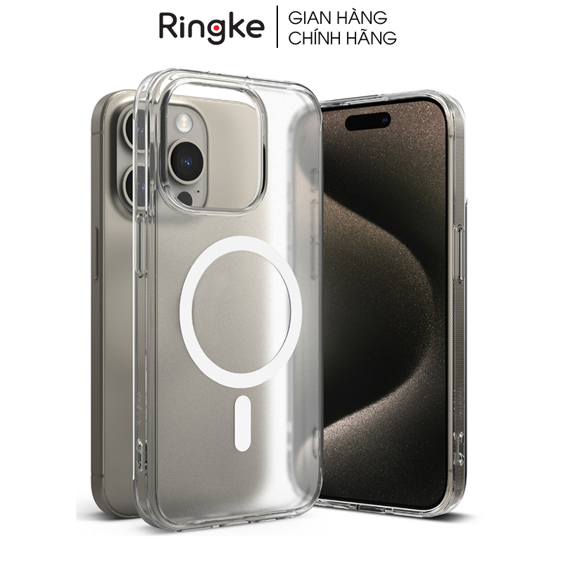 Ốp lưng iPhone 15 Pro Max/15 Pro/15 Plus/15 RINGKE Fusion Magnetic