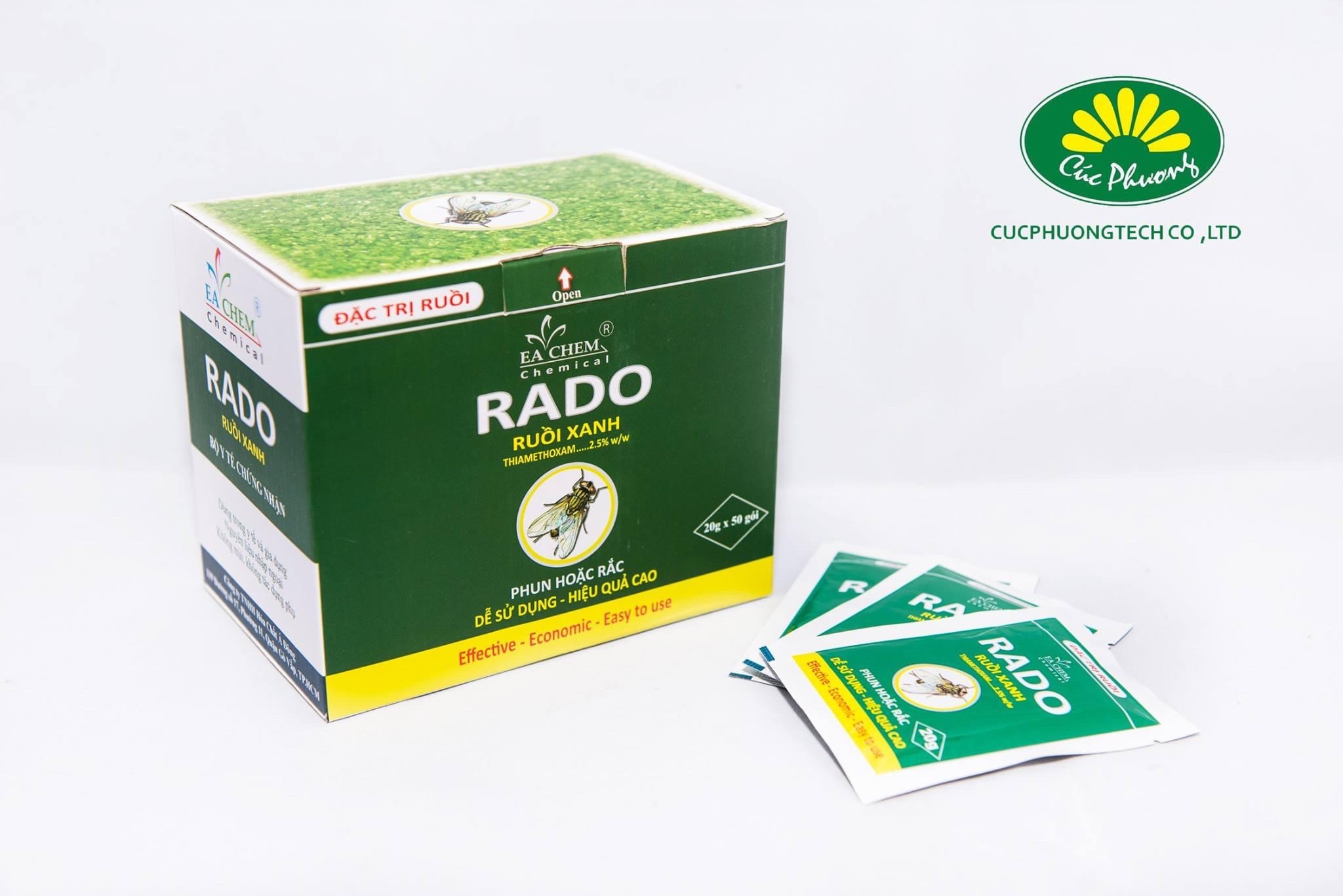 Diệt ruồi siêu hiệu quả Rado (20gr/gói)