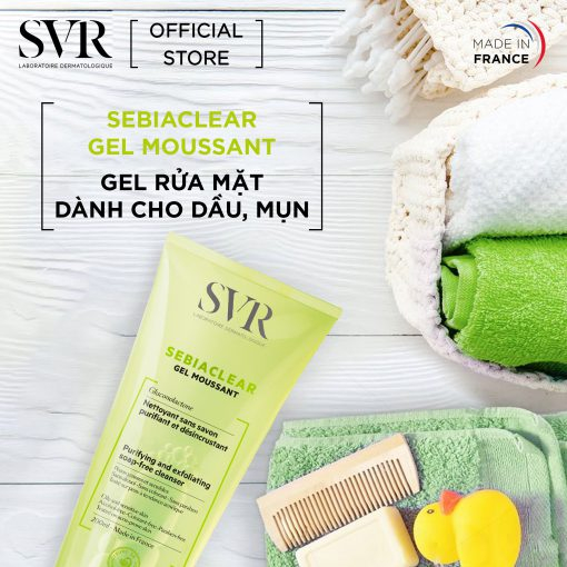 Sữa Rửa Mặt SVR Sebiaclear Gel Moussant