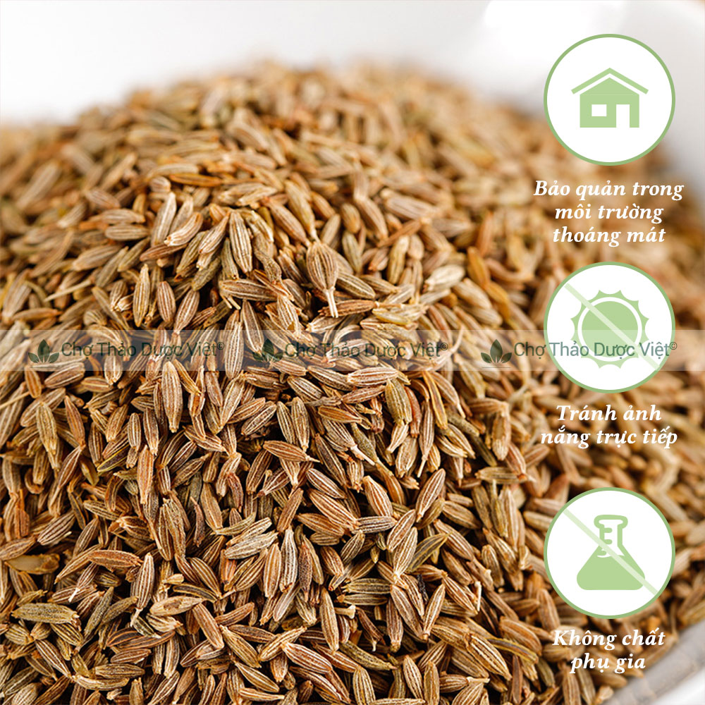 Cumin - Hạt thì là Ai Cập 100g ( Hạt thì là đen, khô, thơm làm gia vị tẩm ướp ) Chợ Thảo Dược Việt