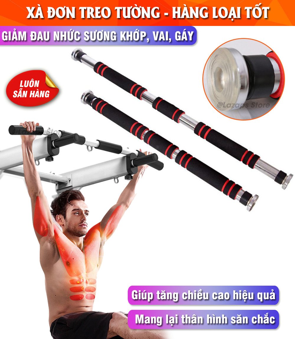 Xà đơn treo tường gắn cửa