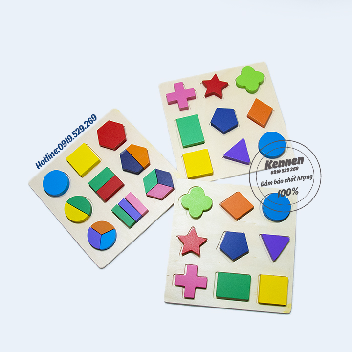Đồ chơi Xếp khối Montessori 2 level