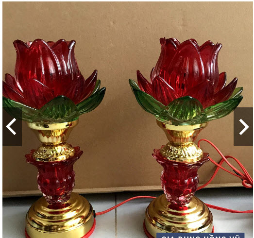 ĐÈN THỜ THỦY TINH 20CM 3 LỚP CAO CẤP