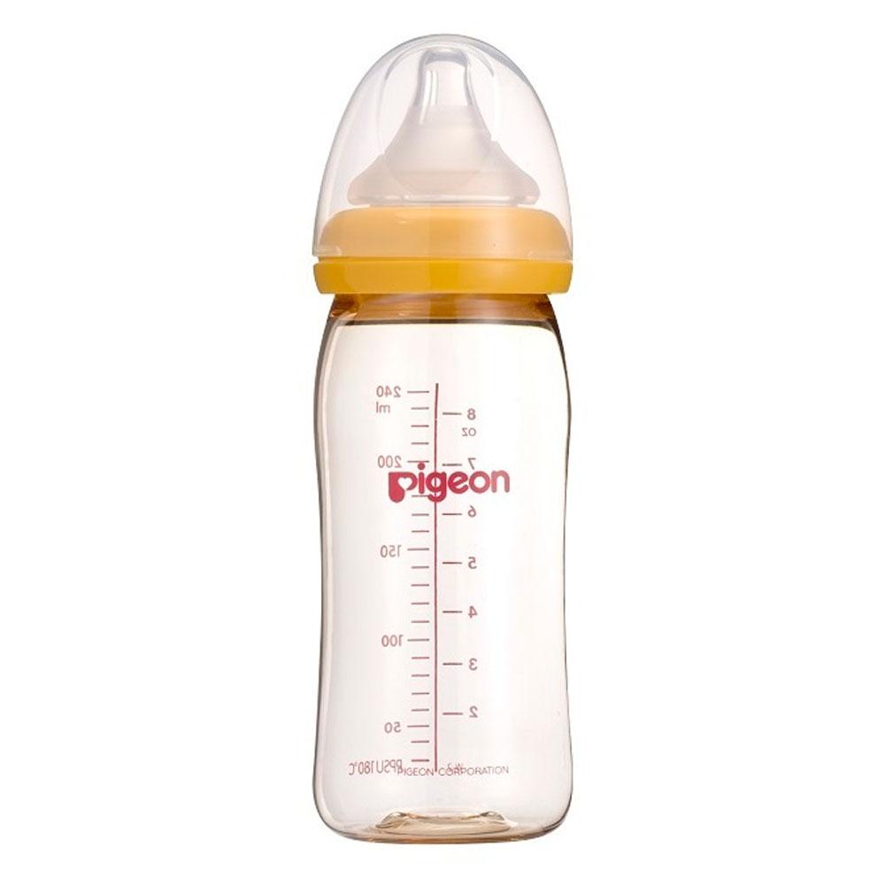 Bình Sữa PPSU Pigeon SofTouch Peristaltic Cổ Rộng 160/240ml