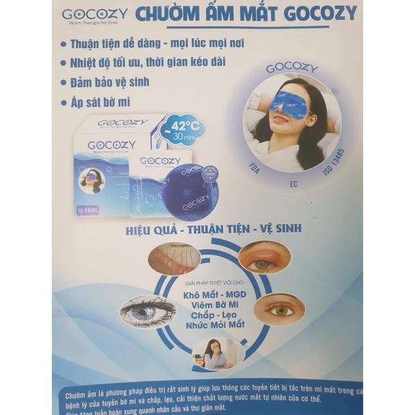 Băng miếng Chườm ấm mắt Gocozy