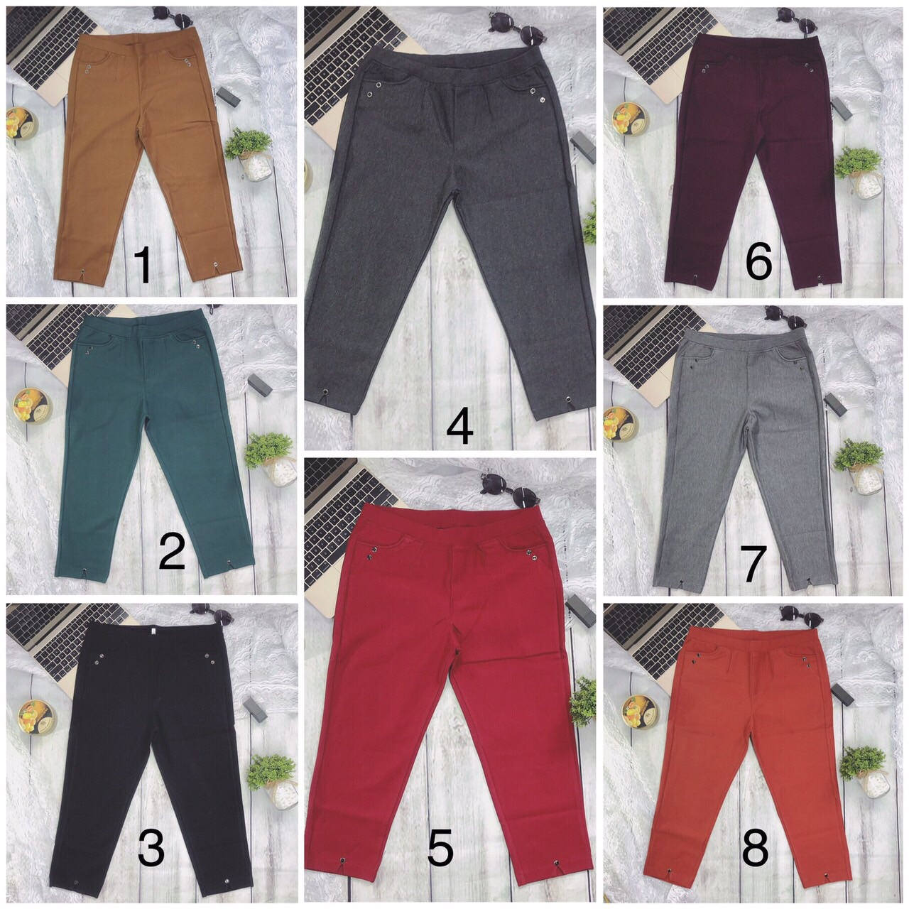 [HCM]Quần cotton 4c lửng size đại