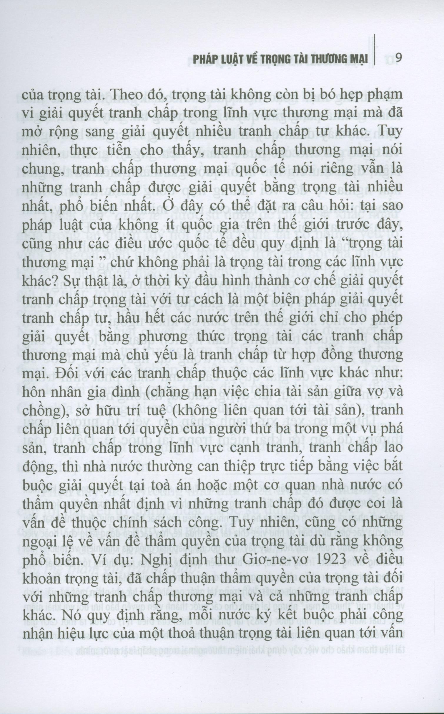 Pháp Luật Về Trọng Tài Thương Mại