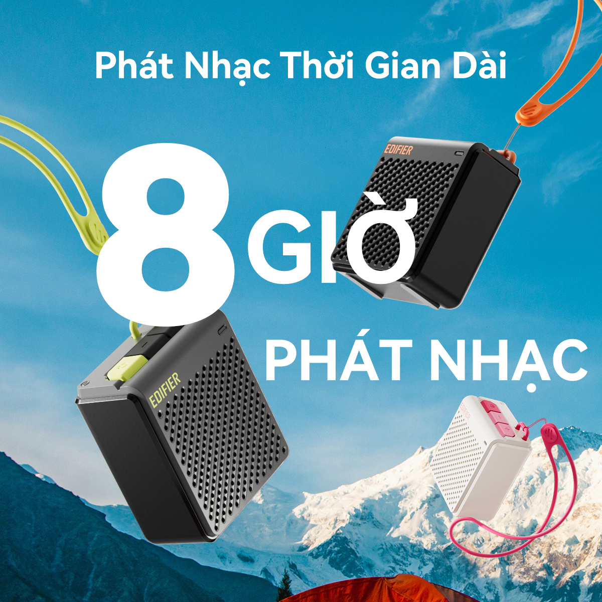 Loa Bluetooth Di động Nhỏ gọn Edifier MP85 8 giờ Phát nhạc Driver 40mm