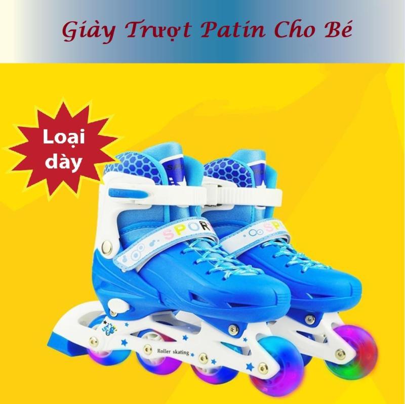Phân phối Quà Tặng Ý Nghĩa Cho Bé, Mua Giày Trượt Patin Trẻ Em, Giấy Trượt Patin SPORT Tặng Mũ Kèm Bảo Vệ Khớp Gối Cho Bé, Thiết Kế Hệ Thống Bánh Dọc Chắc Chắn, Bánh Xe Phát Sáng Đẹp Mắt