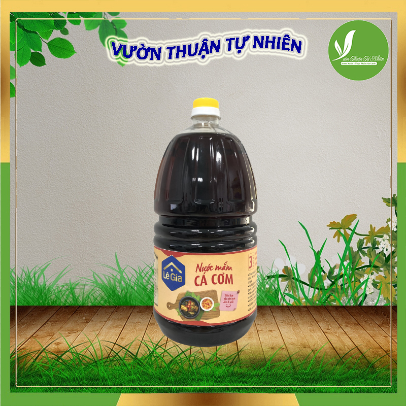 Nước mắm cá cơm Lê Gia- can 2l (Can)