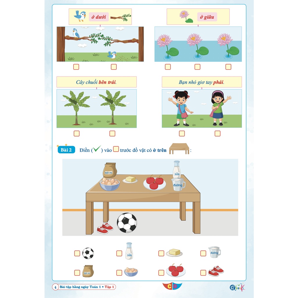 Sách - Bài Tập Hằng Ngày Toán Lớp 1 - học kì 1 - Cánh diều