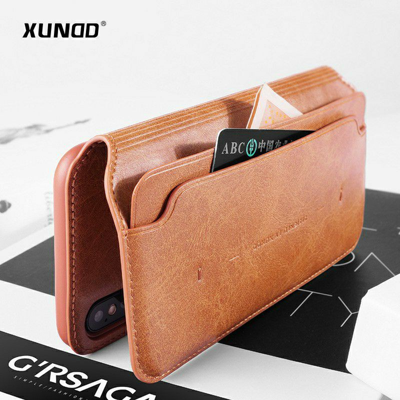 Bao da xundd dạng ví cho iphone 11 pro max, 11 pro, 11, xs max, xs, xr/ 12 mini/ 12/ 12 pro max da mềm chính hãng