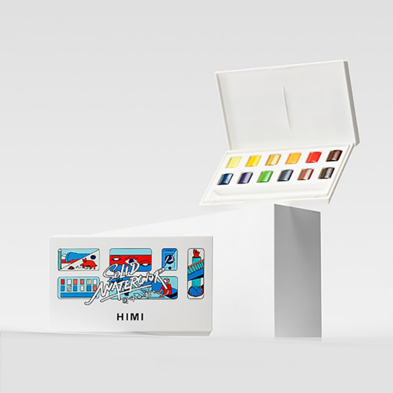 Màu Nước dạng Nén HIMI MIYA 24 / 36 màu