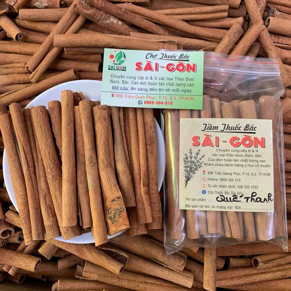 Quế Thanh Đã Cạo Sạch Vỏ Dài 8-10cm (Sản Phẩm Thật Như Ảnh Chụp)