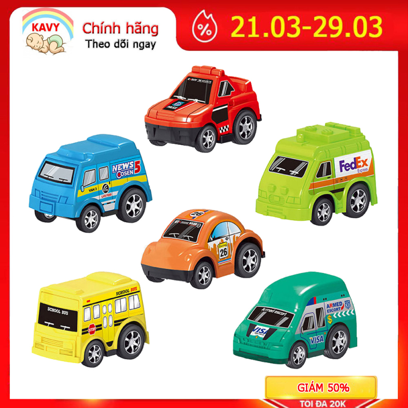Bộ đồ chơi xe ô tô đô thị mini cho bé gồm 6 xe chi tiết sắc sảo. màu sắc tinh tế, giúp bé chơi vui vẻ và nhớ được hình dáng các loại xe