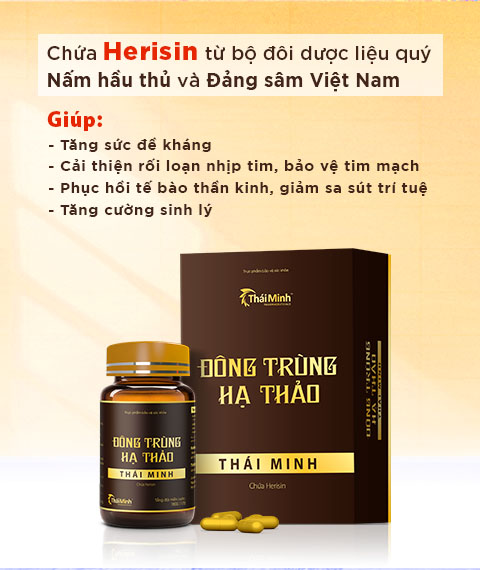 Viên uống Đông Trùng Hạ Thảo Thái Minh (Hộp 30 viên)