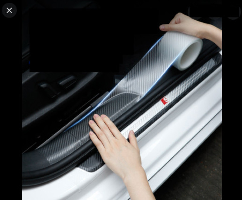 (đủ size) Băng Keo nano siêu dính cuộn 3 mét - Miếng dán bậc cửa ô tô vân carbon - ko thấm nước bảo vệ xế yêu của bạn khỏi trầy xước va đập bám bẩn nhiều vị trí