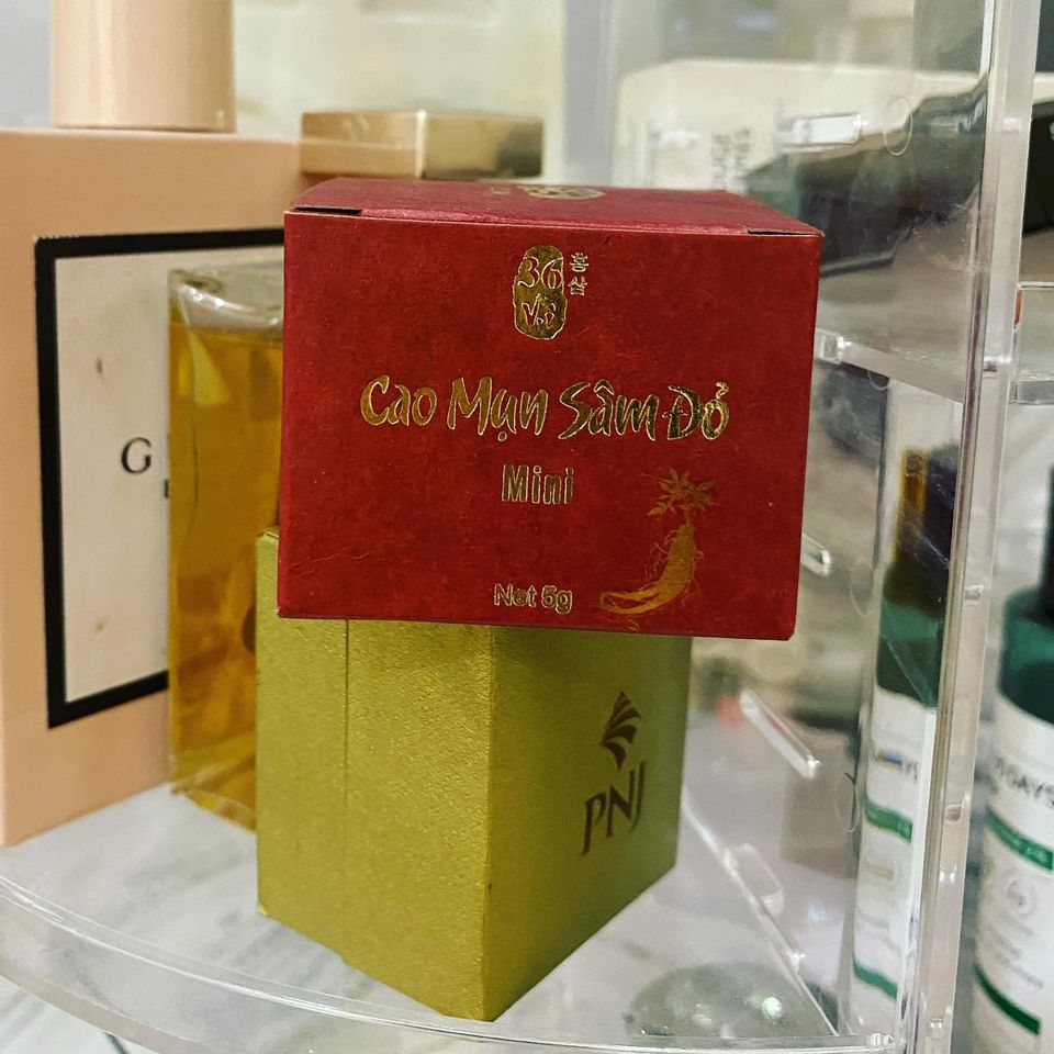 (hộp 5gr) Cao MỤn Sâm Đỏ 36 Vị -Triệt Mụn Hiệu Quả