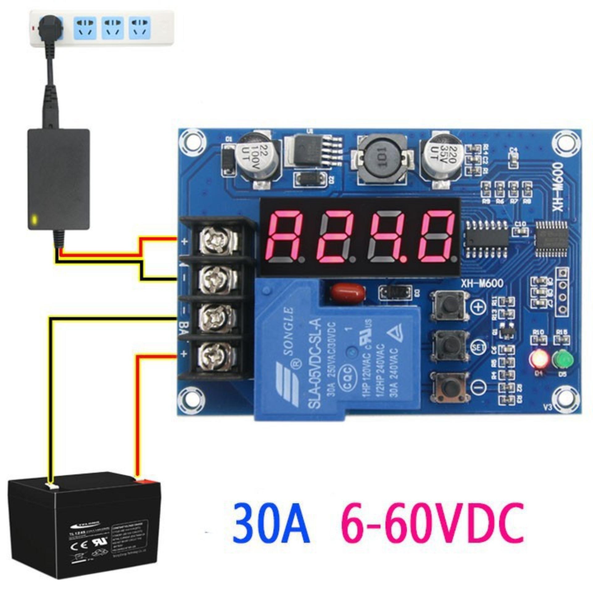 Mạch Sạc Bình Ắc Quy  6- 60VDC 30A Có Bảo Vệ