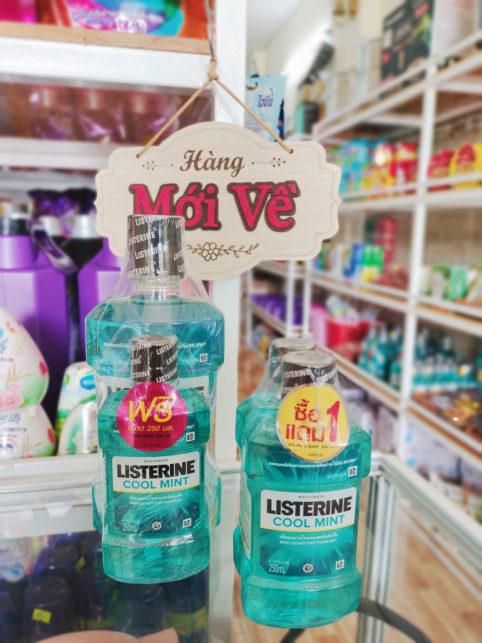 Nước súc miệng Listerine Thái Lan 750ml + 250ml
