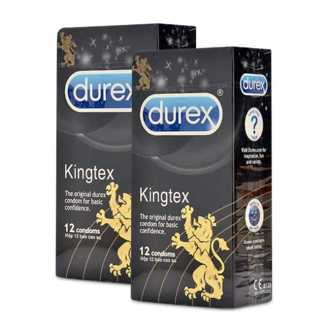 12 Bao Cao Su Durex Kingtex