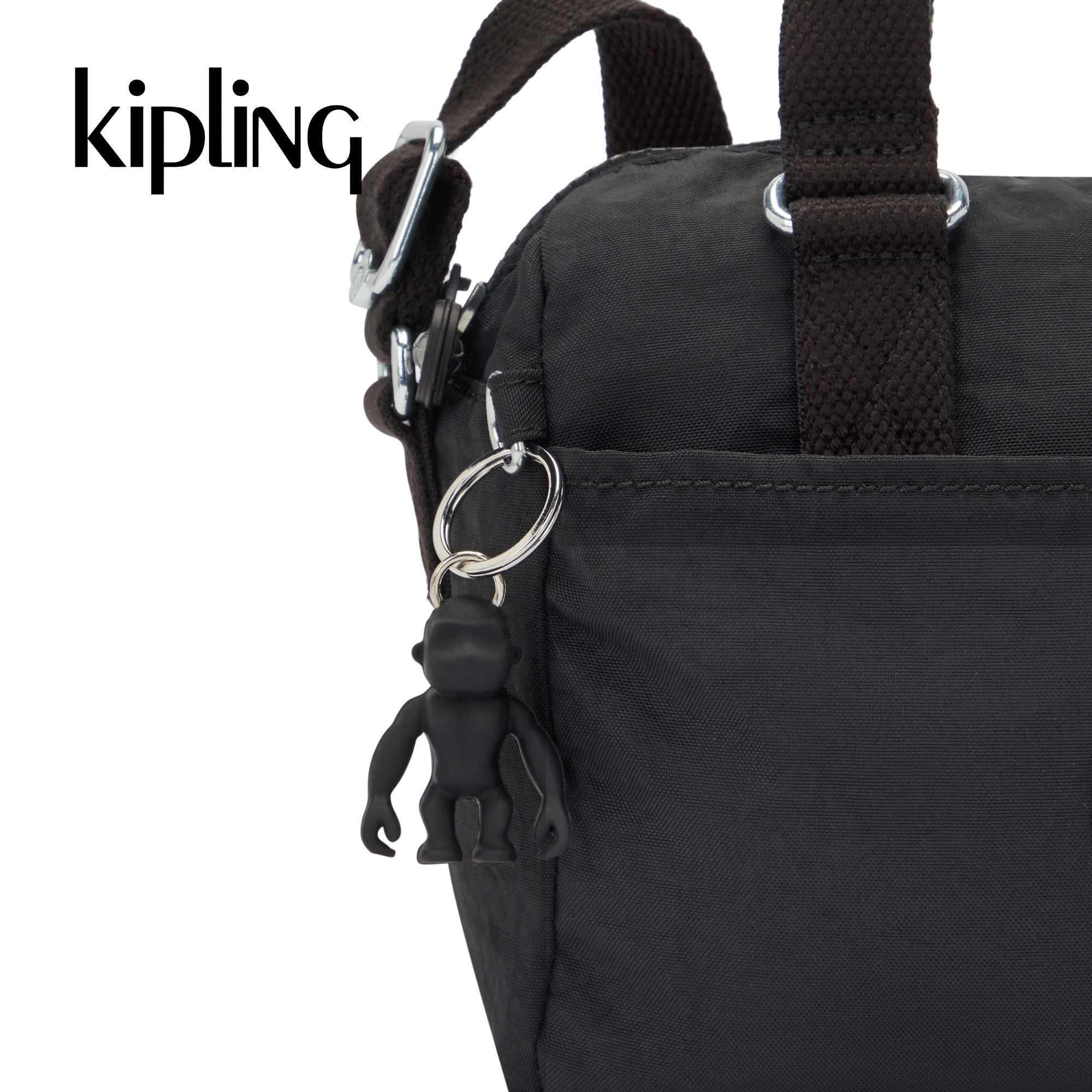 Kipling Túi Đeo Chéo Nữ FOLKI MINI - Black Noir - HUKI3875