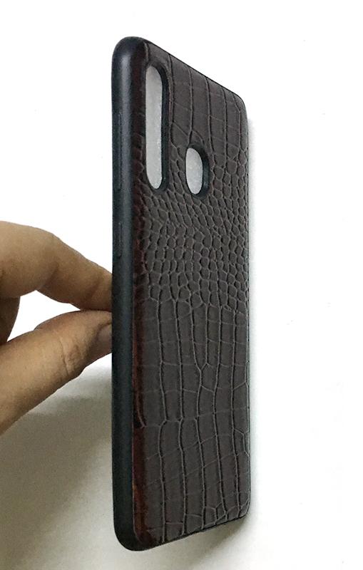 Ốp Lưng dẻo Samsung Galaxy A20 giả da cá sấu ( CHỌN MÀU )