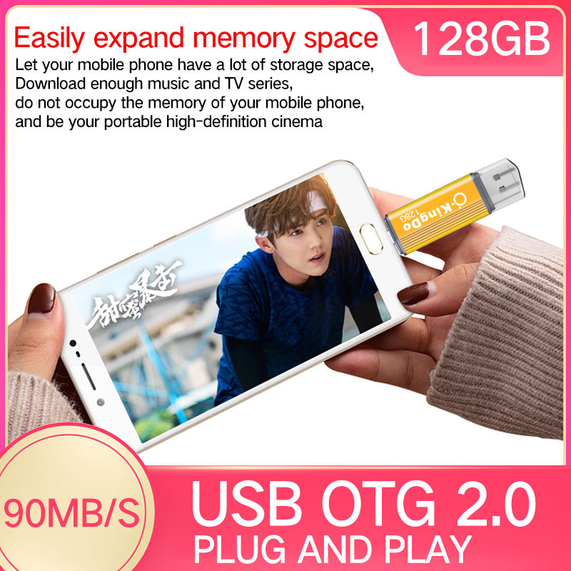 Bảng giá Nhiều màu sắc USB OTG Ổ đĩa flash USB 2.0 Pen Drive dành cho Android SmartPhone / PC 32GB 64GB 128GB Quà tặng Pendrive Phong Vũ