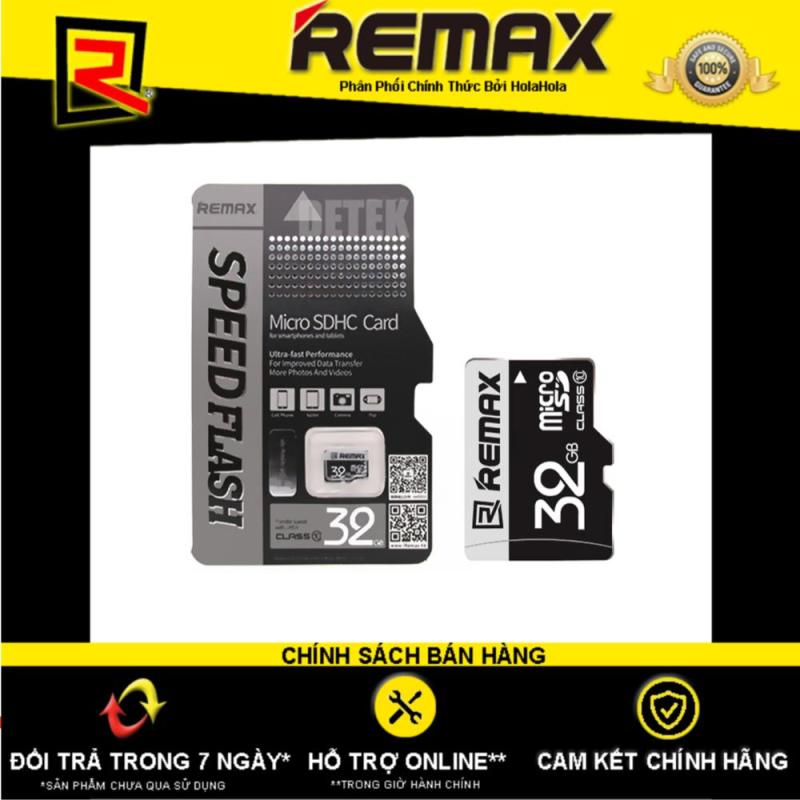 Thẻ nhớ Micro SDHC Remax 32GB Class 10 - Hãng Phân Phối Chính Thức
