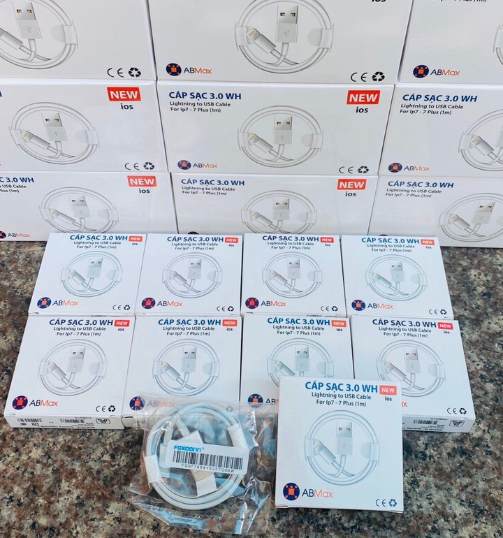 [HCM]CÁP SẠC 3.0 LIGHTNING IPHONE 7/7+ ( LENGTH 1M )