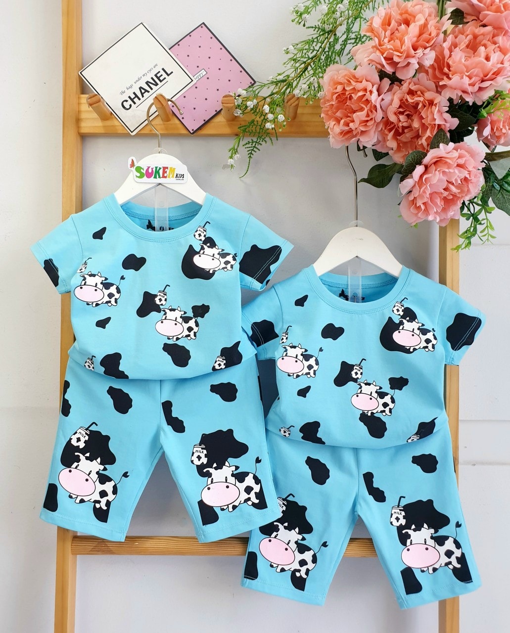 Bộ Lửng bé gái Bò sữa dễ thương chuẩn form vải cotton xịn ko pha - Trang 25 Kids