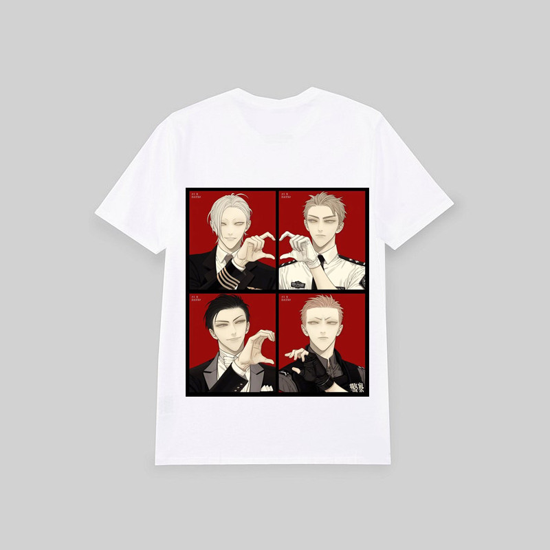 Áo phông thun in hình 19 days anime chibi