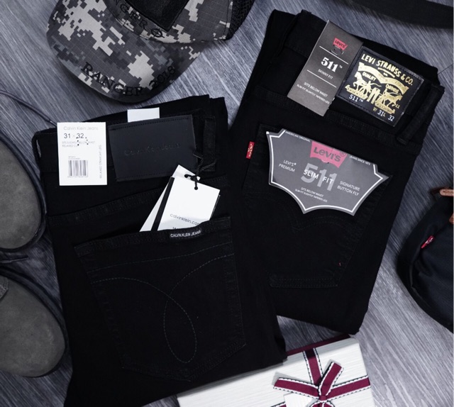 Quần Jean Nam Chất Bò Hàng VNXK Cao Cấp Đen Trơn Co Dãn Mẫu Đơn Giản SIÊU ĐẸP