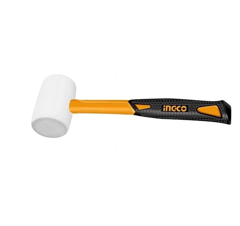 Búa cao su (trắng-220g) Ingco HRUH8308
