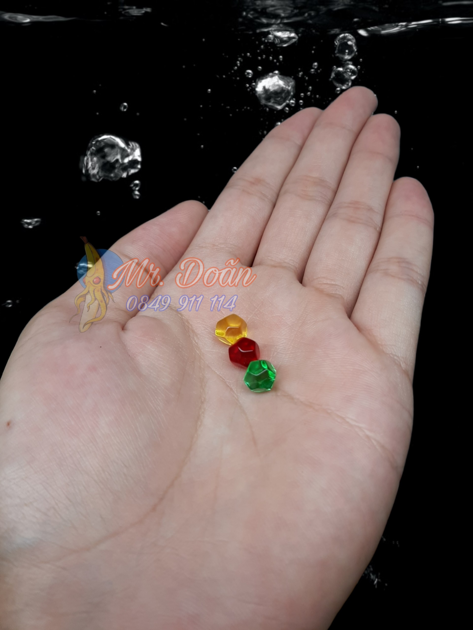 1 Viên Bi-Găm Hạt Lựu (Đa Giác) Nhiều Size
