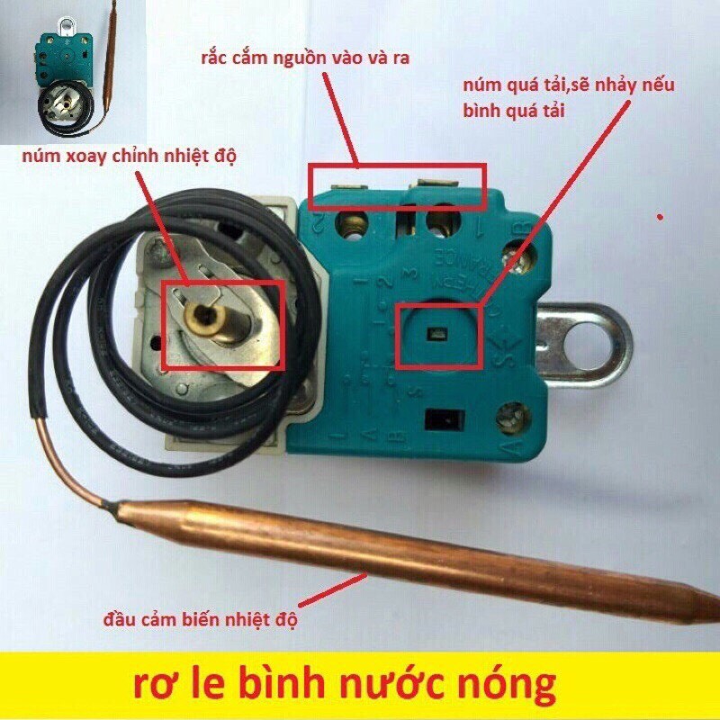 Rơ le Bình Nóng Lạnh Picenza - Rossi