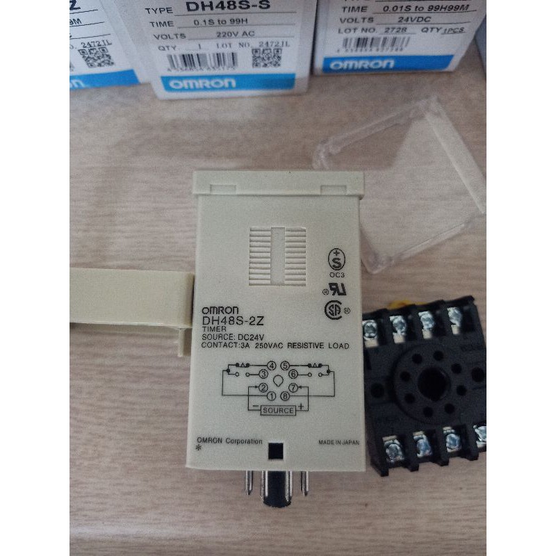 rơ le thời gian ( timer ) DH48S-2Z - 24V, 220V