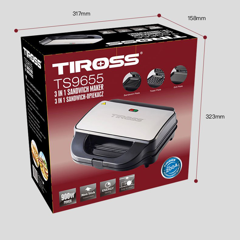 Kẹp nướng Sandwich Tiross TS9655