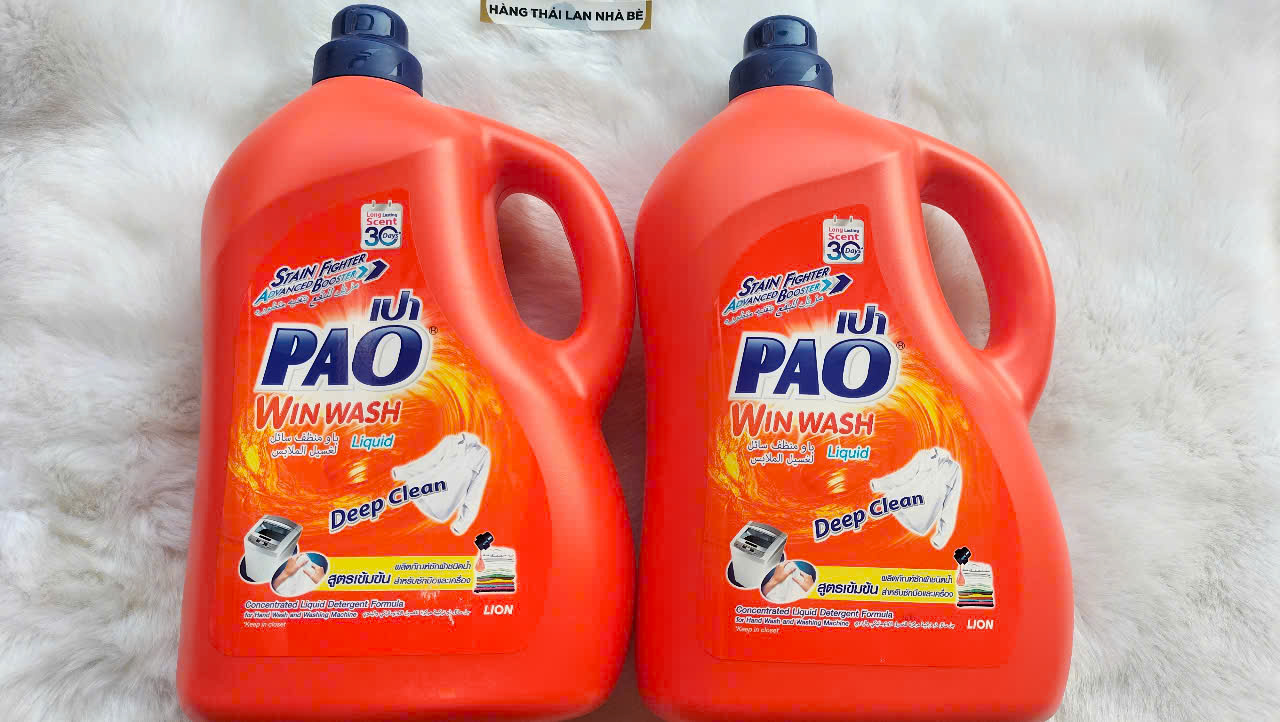 [HCM]Nước giặt Pao Thái Lan can 3000ml