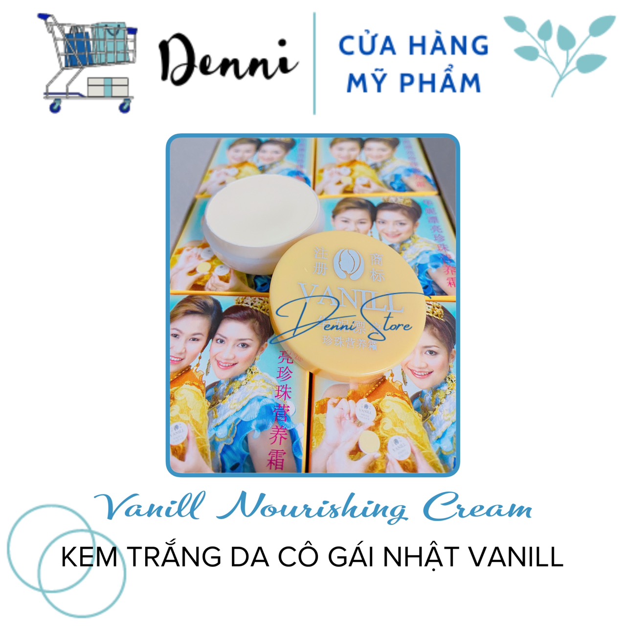 [HCM]Kem dưỡng trắng da Vanill chuẩn thái
