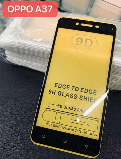 Kính cường lực 9d 9h full keo, full màn oppo a37 mới