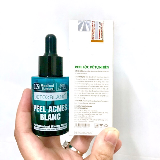 [HCM]SERUM MỤN LỘC ĐỀ M - Peel Acnes Blanc M 30ml