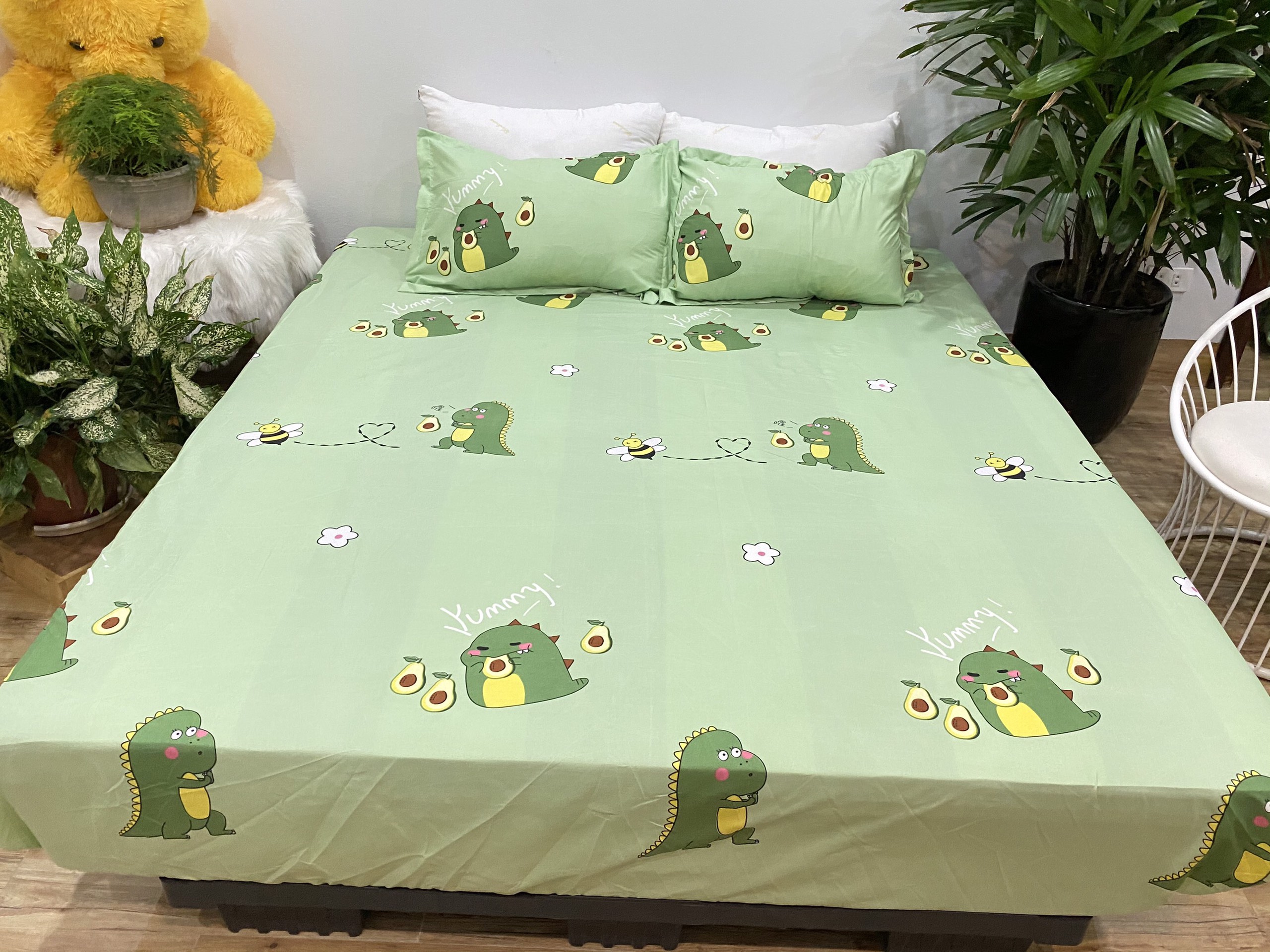Set Ga Gối Mẫu Khủng Long Bơ P37