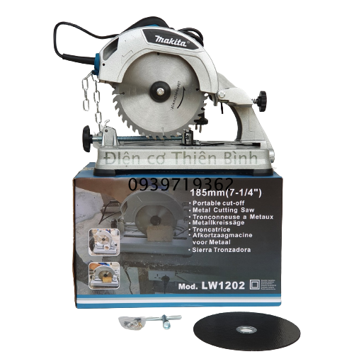 MÁY CẮT SẮT ĐA NĂNG BÀN TRƯỢT MKT 1200W 185MM CHUYÊN CẮT SẮT ,GỖ,NHÔM TẶNG ĐĨA CƯA VÀ ĐÁ CẮT MODEL NÂNG CẤP SHOP BBQ1