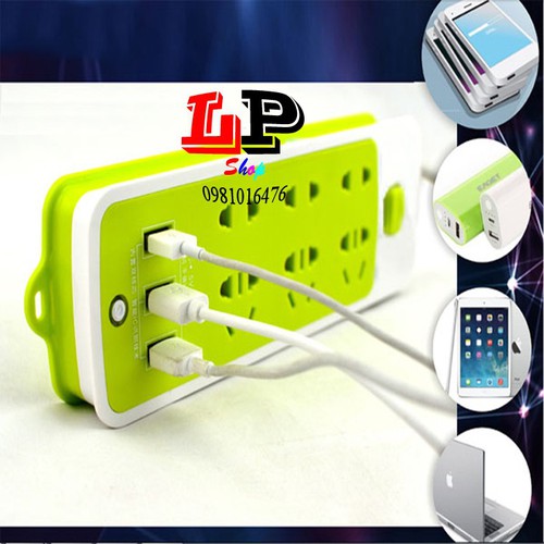 Ổ cắm điện siêu thông minh Chân Cắm USB