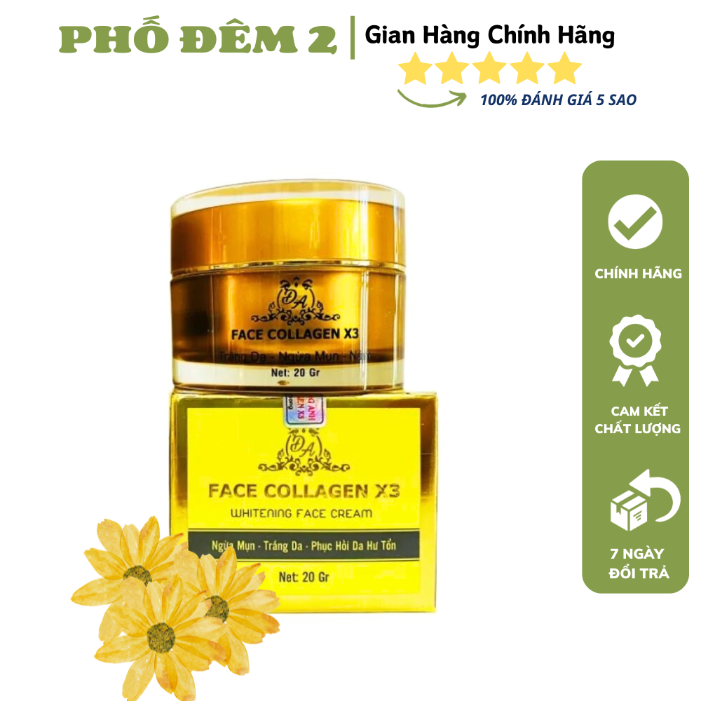 Kem FACE COLLAGEN X3 - Trắng sáng mịn màng