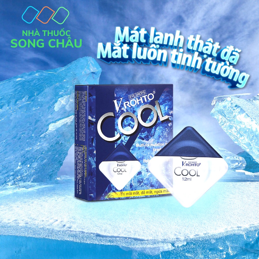 Nhỏ mắt V.ROHTO COOL chai 12ml