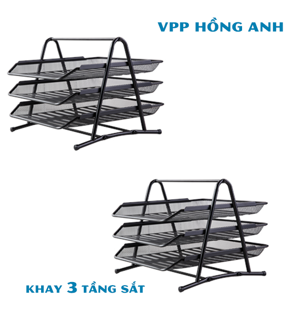 Kệ 3 Tầng Sắt Deli 9181 / 3 Tier