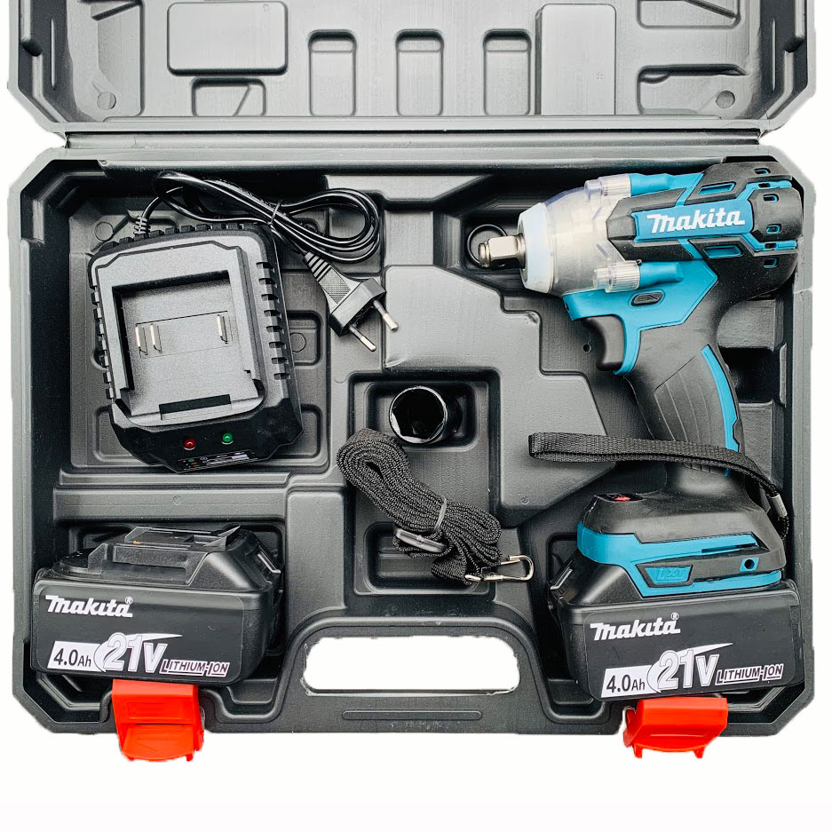 Máy siết bulong dùng pin không chổi than makita dùng pin 10 cell 4000mah,có ảnh cell pin